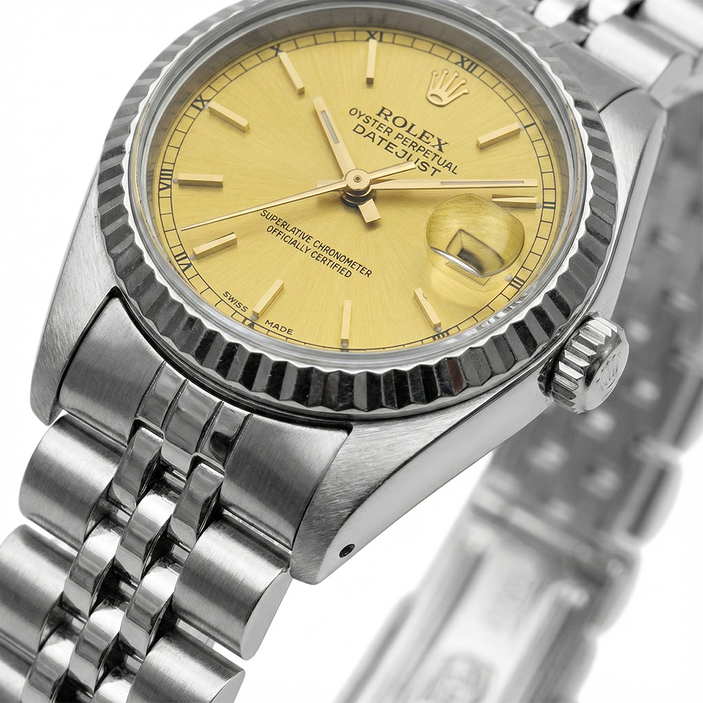 Montre Rolex Datejust dame Cadran Rolex acier inoxydable jubilé Datejust