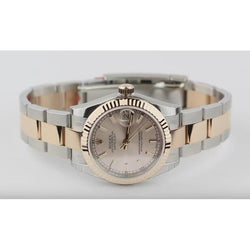 Montre Rolex Datejust en acier inoxydable et or rose 31 mm
