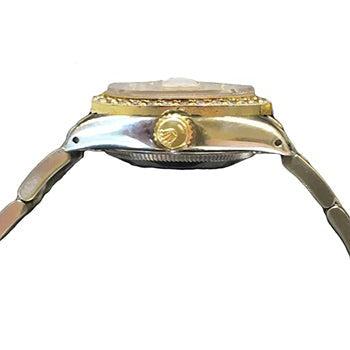 Montre Rolex Datejust, cadran diamant champagne