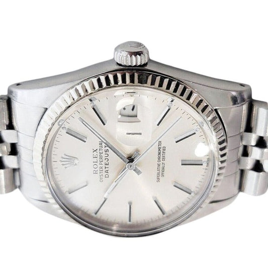 Montre Rolex Datejust pour homme, cadran argenté, 