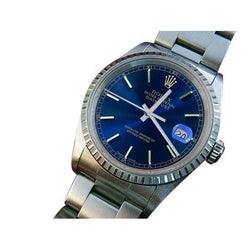 Montre Rolex Datejust pour homme, cadran bleu, ensemble rapide Datejust