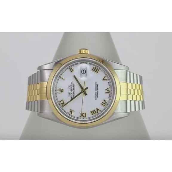 Montre Rolex Datejust pour homme, lunette lisse