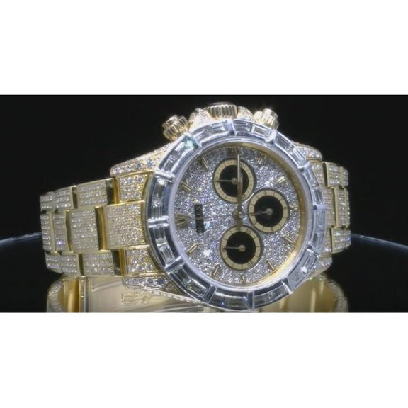 Montre Rolex Daytona glacée 
