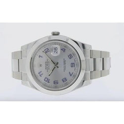 Montre Rolex Homme Datejust Ii Cadran Arabe Argenté Date-Just 2 acier inoxydable