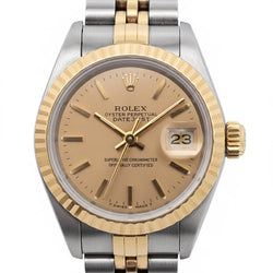 Montre Rolex Lady-Datejust 26 mm avec cadran champagne et deux tons
