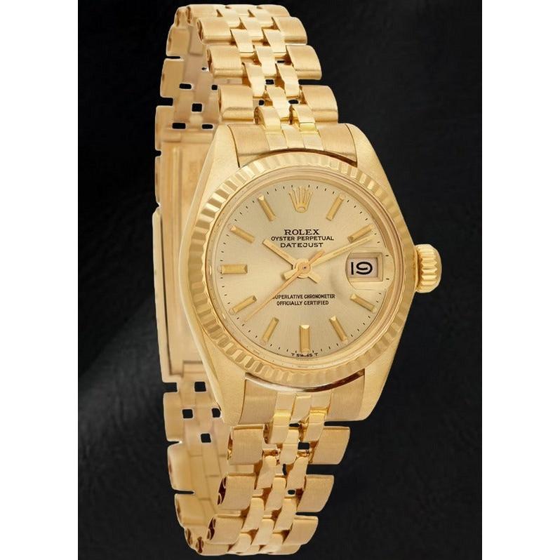 Montre Rolex Lady Datejust President Style Champagne 