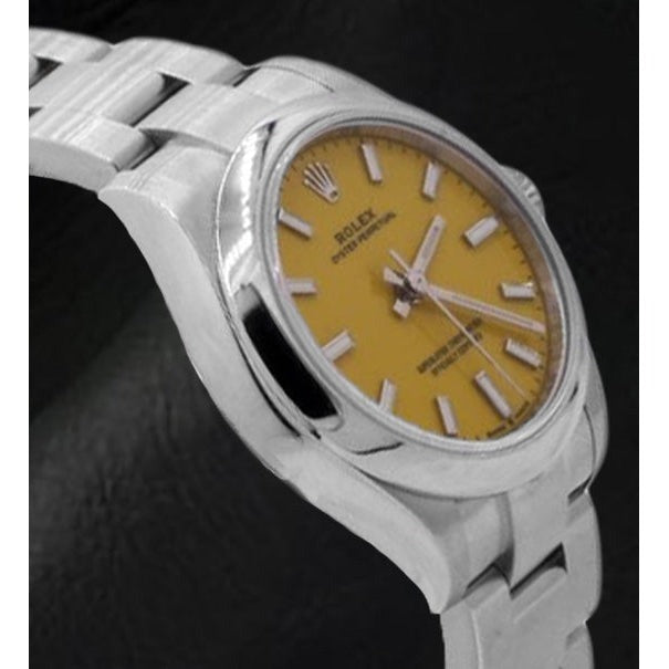 Montre Rolex Oyster Perpetual 31 mm en acier inoxydable pour femme 