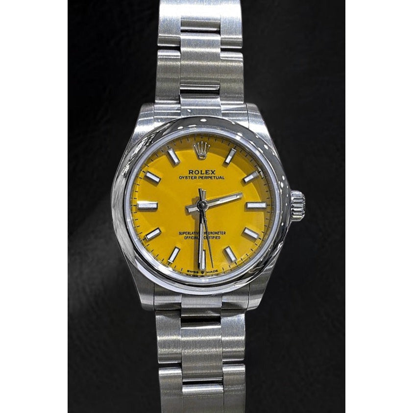 Montre Rolex Oyster Perpetual 31 mm en acier inoxydable pour femme