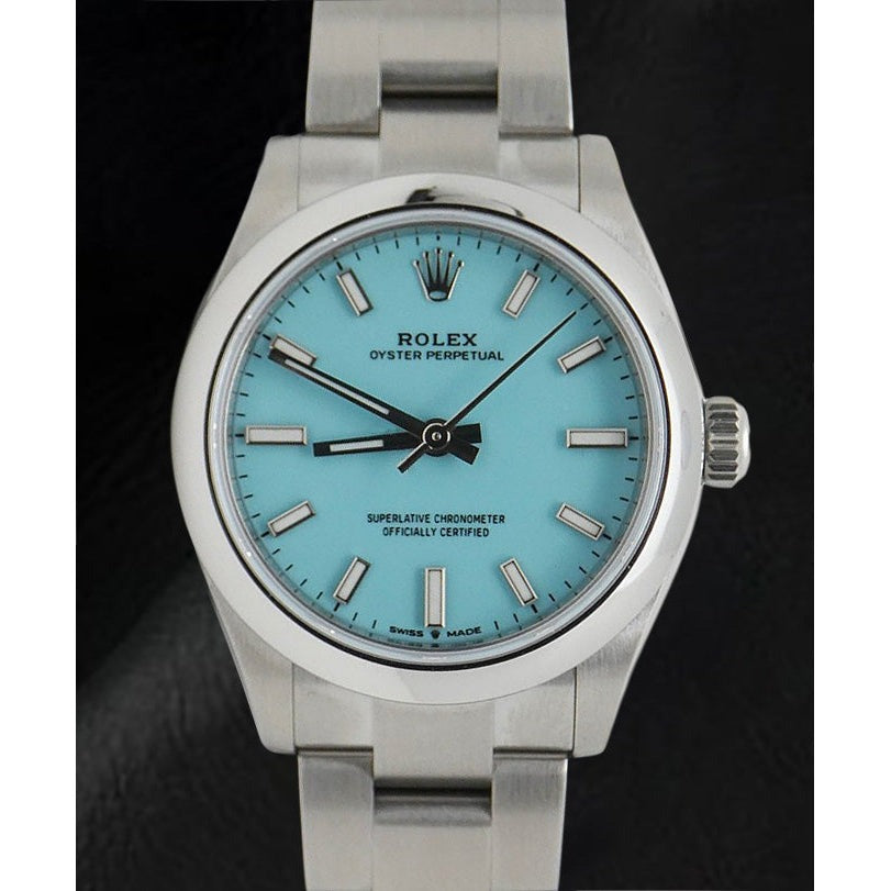 Montre Rolex Oyster Perpetual 31 mm en acier inoxydable pour femme