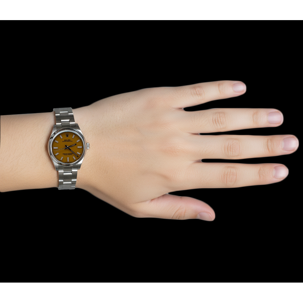 Montre Rolex Oyster Perpetual 31 mm en acier inoxydable pour femme