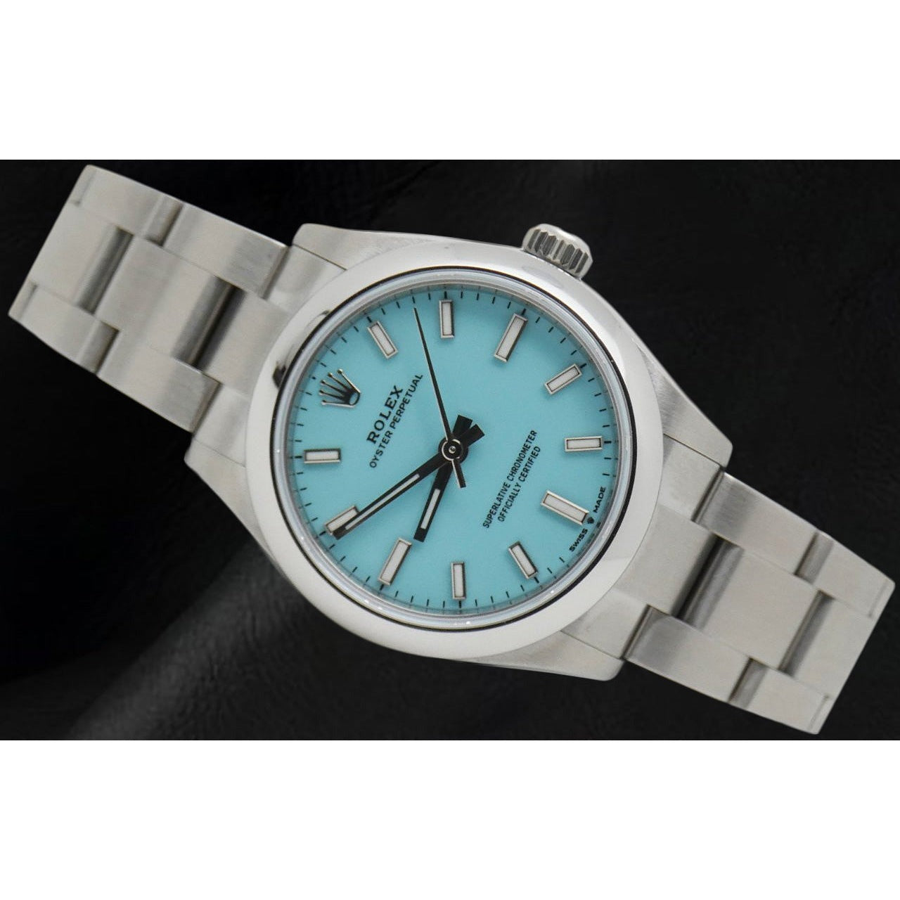 Montre Rolex Oyster Perpetual 31 mm en acier inoxydable pour femme