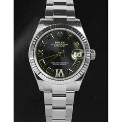 Montre Rolex dame Datejust 31 mm avec cadran diamant violette en acier inoxydable