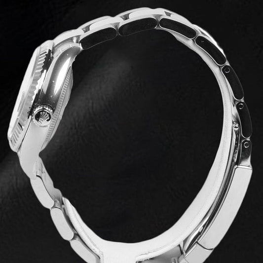 Montre Rolex Datejust 31 mm avec cadran diamant violette en acier inoxydable