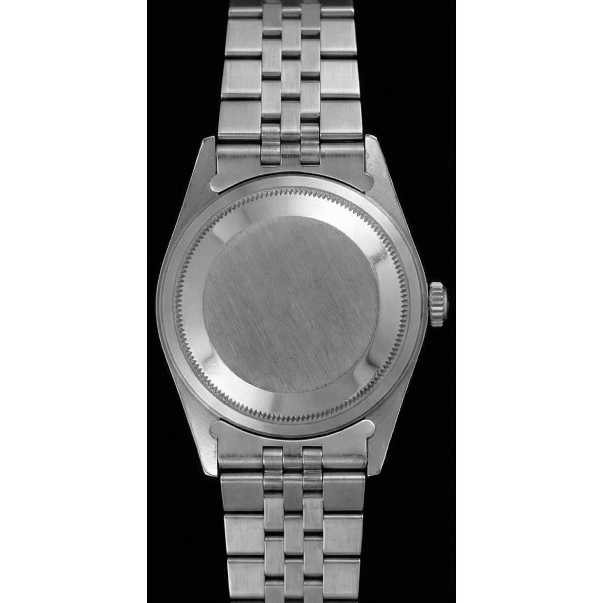 Montre Rolex jubilé en acier inoxydable à cadran romain gris Rolex