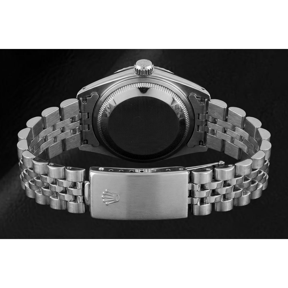 Montre Rolex pour femme Cadran Datejust Bracelet jubilé acier inoxydable Lunette cannelée