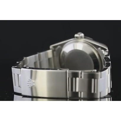 Montre Rolexdatejust de taille moyenne 31 mm, lunette lisse, cadran 