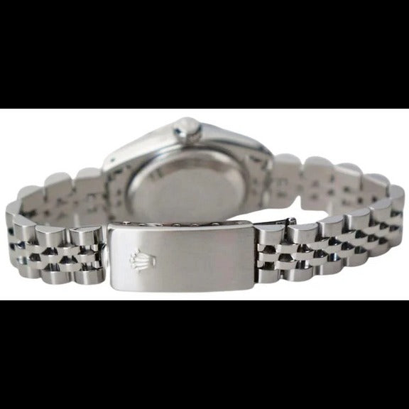 Montre à cadran cannelé et date, bracelet Jubilé 