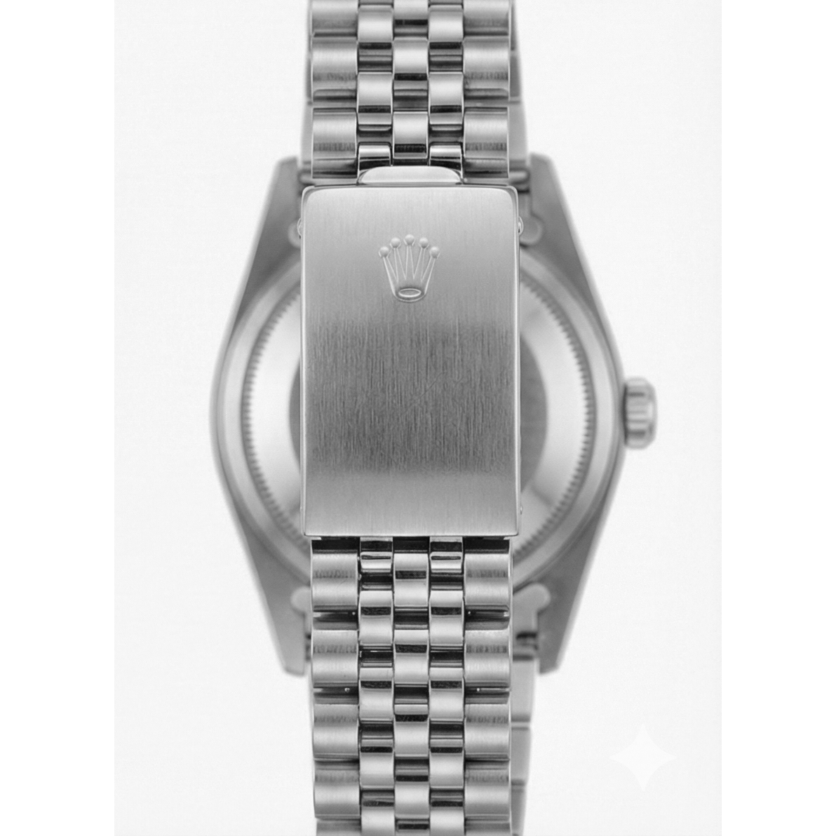 Montre dame Rolex acier inoxydable Datejust à cadran arabe champagne