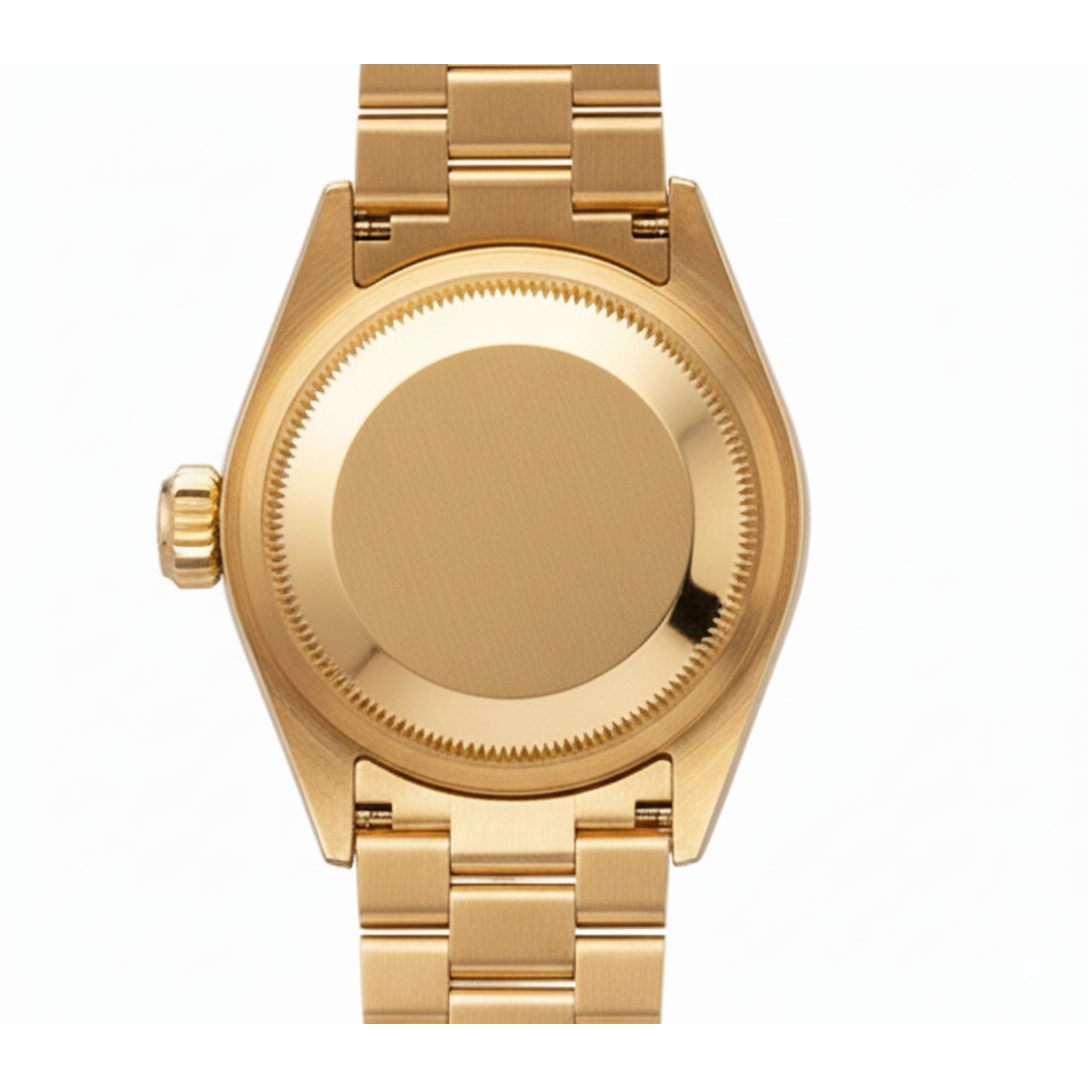 Montre de still président Rolex avec cadran en diamant marron saumon Datejust