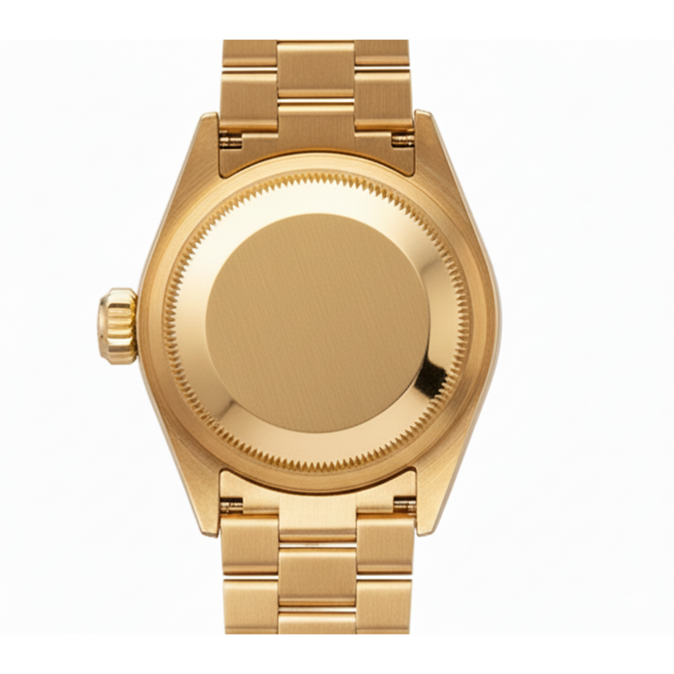 Montre de still président Rolex avec cadran en diamant marron saumon Datejust