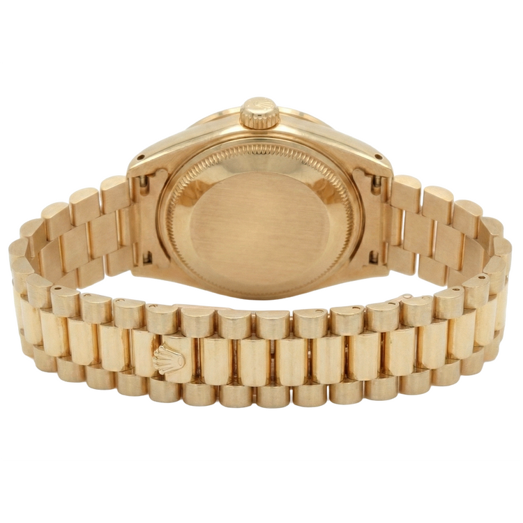 Montre de still présidentiel avec lunette en diamant G Cadran bâton de champagne Datejust