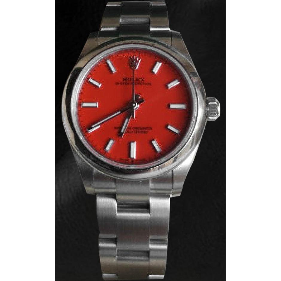 Montre en acier à cadran lumineux 