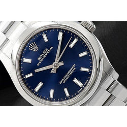 Montre femme Rolex huître Perpétuelle 31 mm en acier inoxydable