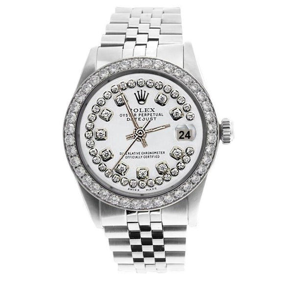 Montre perpétuelle Rolex pour homme avec lunette 