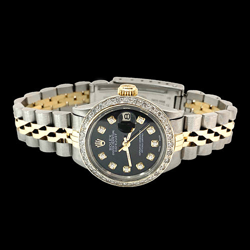 Montre pour femme Rolex Datejust 26 mm en or 18K et acier