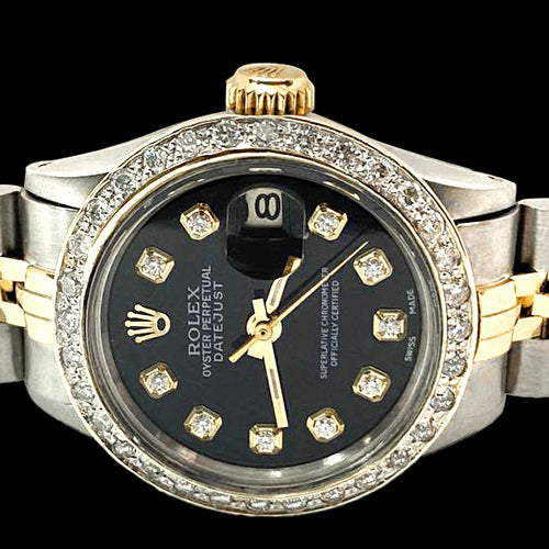 Montre pour femme Rolex Datejust 26 mm en or 18K et acier