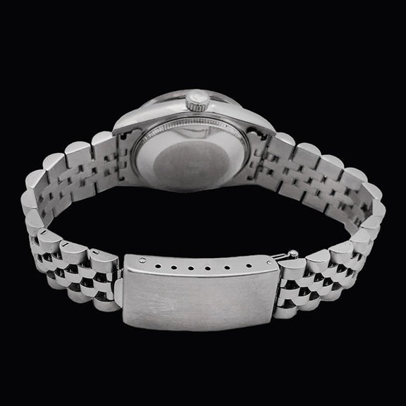 Montre pour homme Rolex 31 mm avec cadran en nacre et diamant en acier inoxydable
