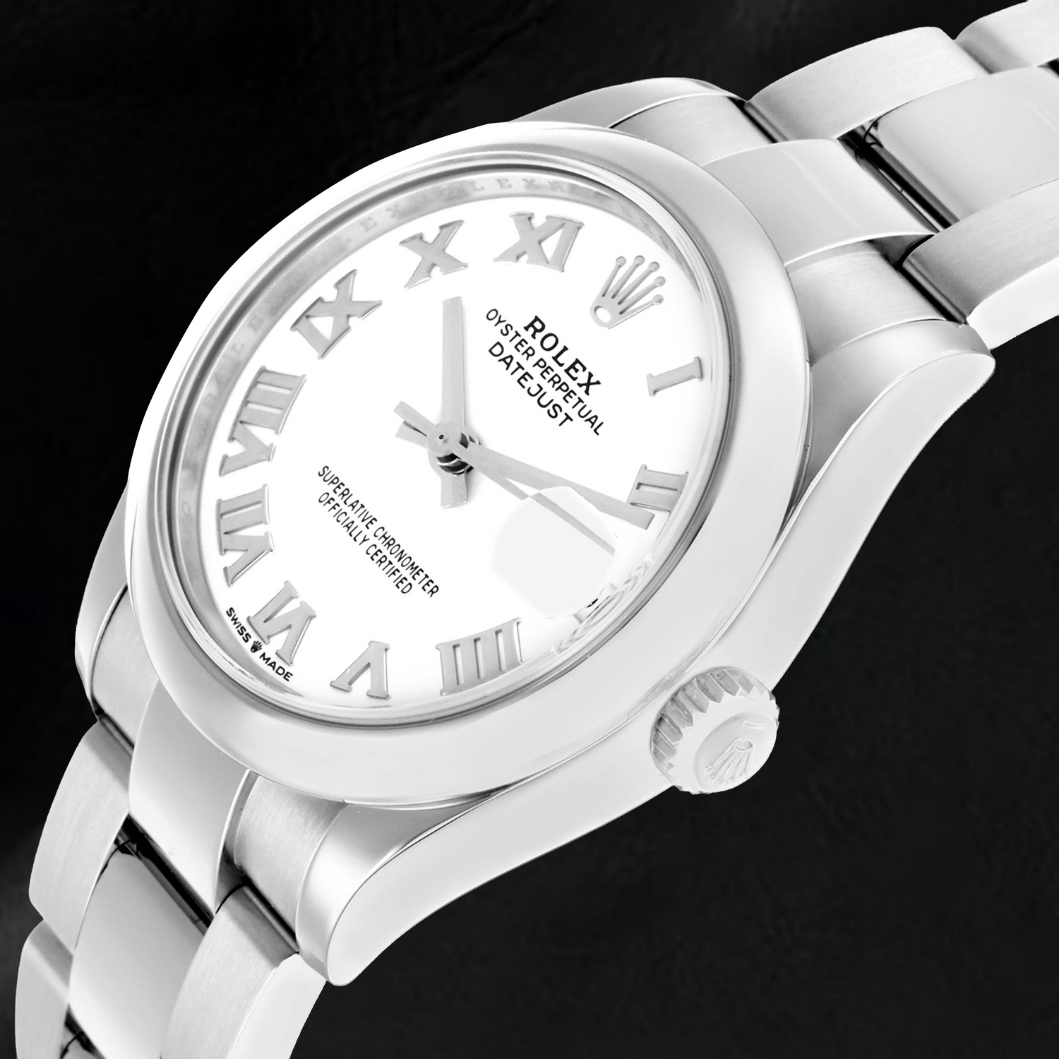 Montre pour homme Rolex Datejust 31 mm en acier inoxydable