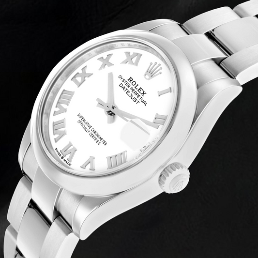 Montre pour homme Rolex Datejust 31 mm en acier inoxydable