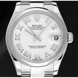 Montre pour homme Rolex Datejust 31 mm en acier inoxydable