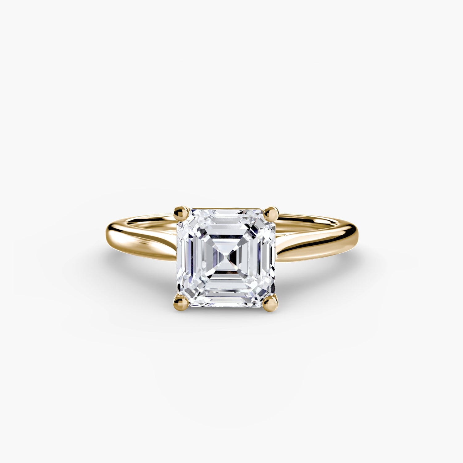Diamant bague en Gold – gros plan