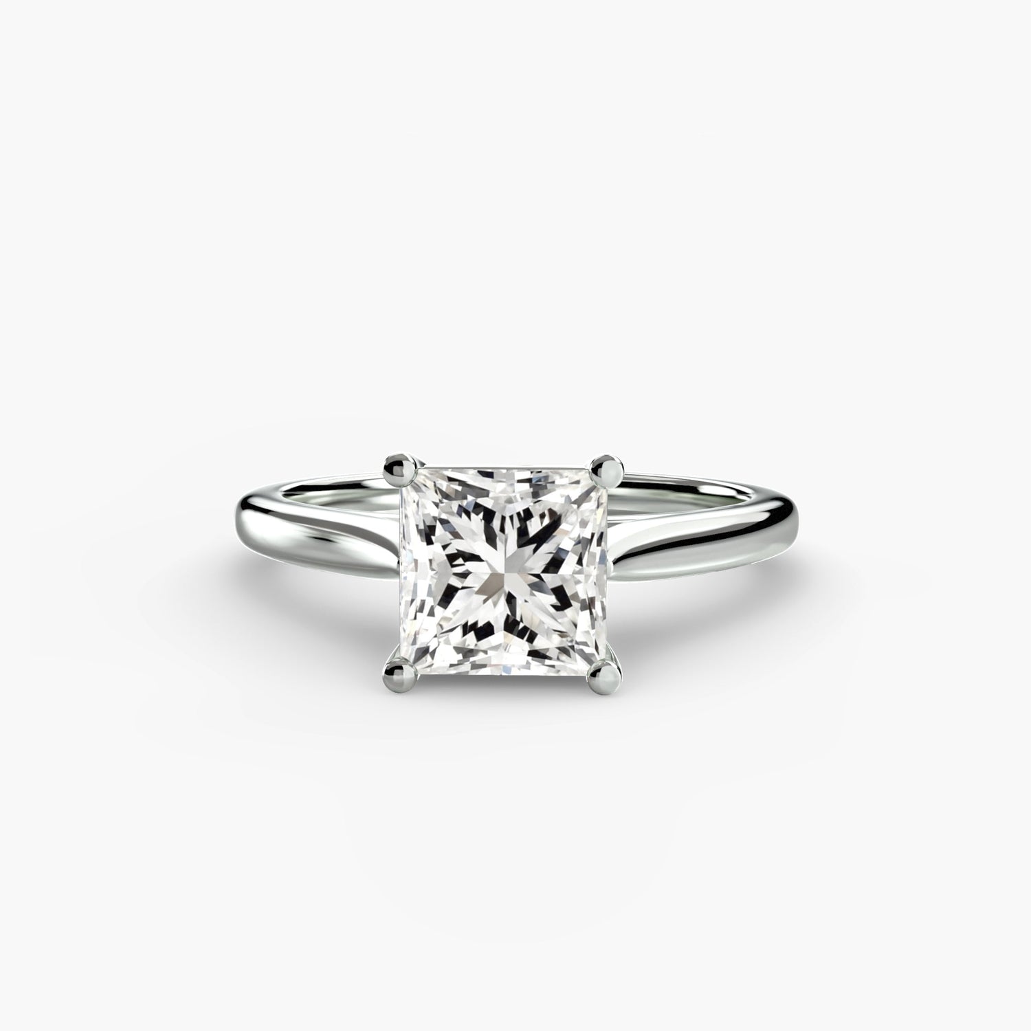 Diamant Setting -carats Gold – vue de côté