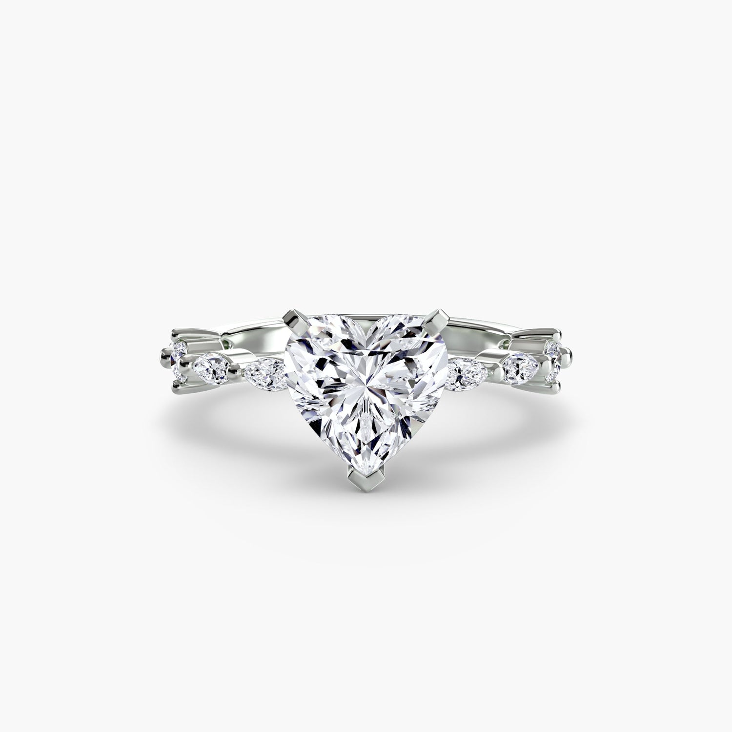 Taille Brillant Gemme bague en Gold – vue détaillée