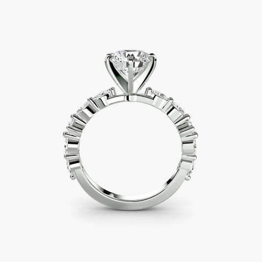 Fait à la main Setting carats – vue de face