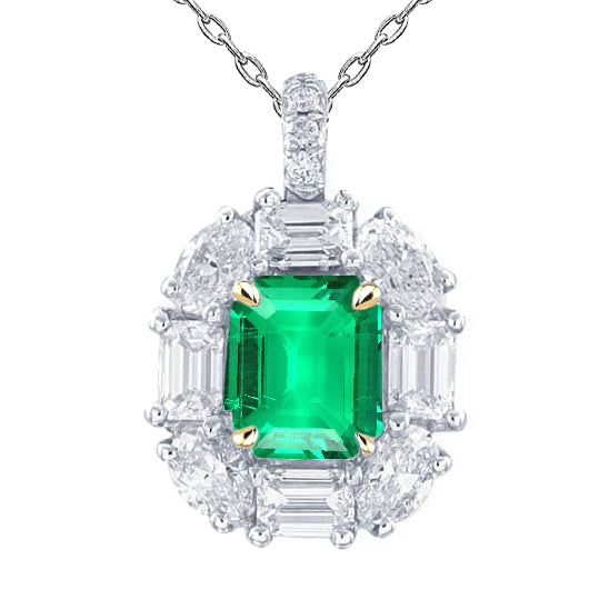 Brillant Pendentif Pierre Précieuse 3 carats – vue principale