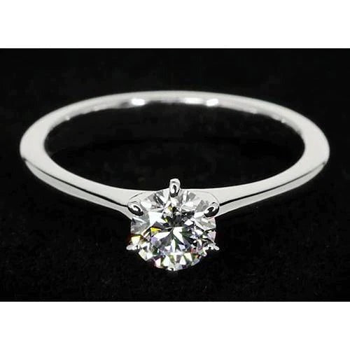 Naturel Bague de Fiançailles Diamant Bande Fine 1 Carat