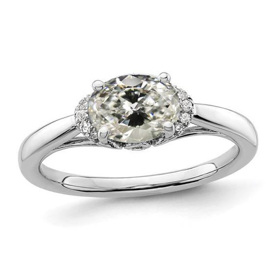 Naturel Diamant Bijoux Rond & Ovale Vieux mineur Alliance Or 3.50 Carats