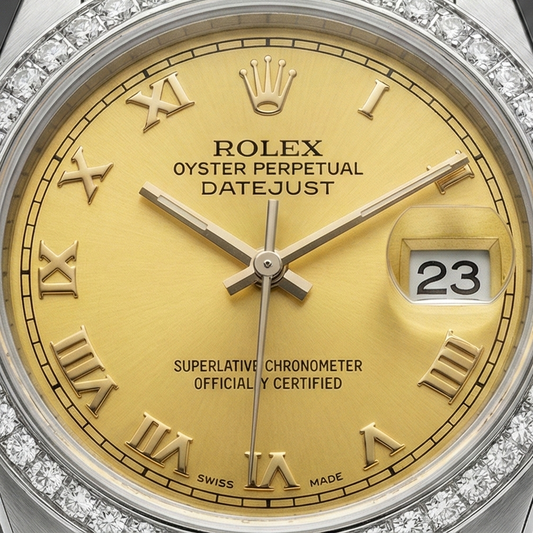 Nouveau cadran romain Date juste regarder acier inoxydable jubilé Bracelet Rolex
