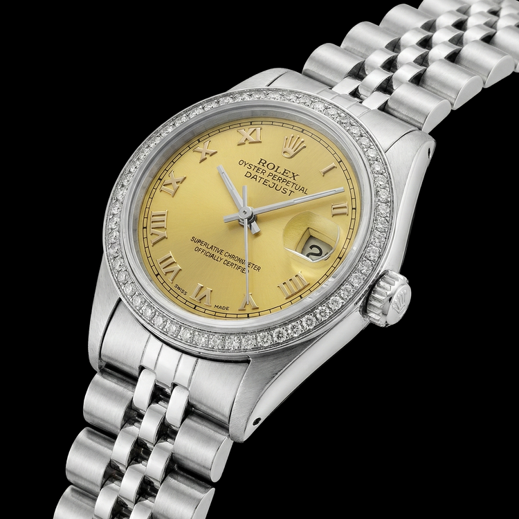 Nouveau cadran romain Date juste regarder acier inoxydable jubilé Bracelet Rolex