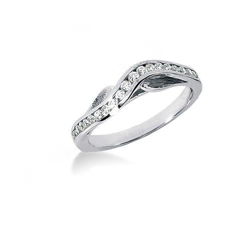 Nouvelle Bague De Fiançailles Véritable Diamant Sertie 1.90 Carats Or Blanc 14K