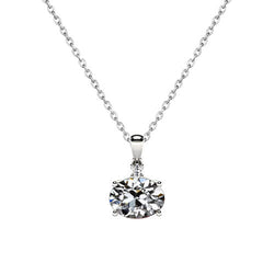 Diamant Fin taille Taille Old Mine Pendentif Goutte 1,50 carats