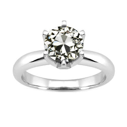 Diamant Bague Mono-Pierre fait main 2,50 carats par HarryChadEnt