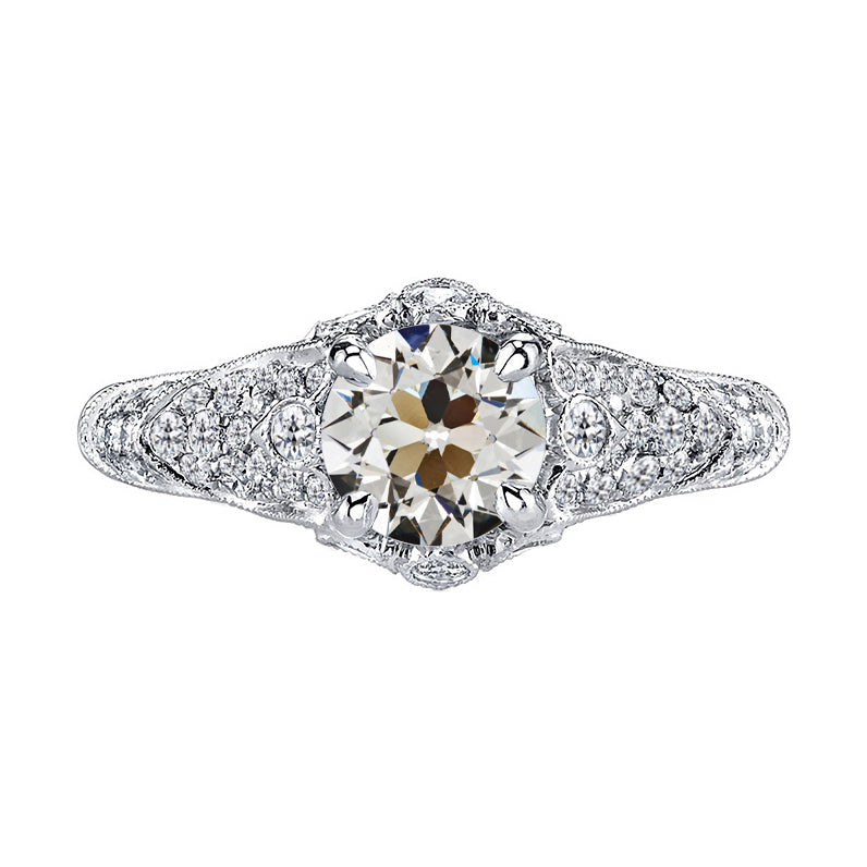 Diamant Anniversary Ring 3 carats Or Blanc 14 Carats – vue principale