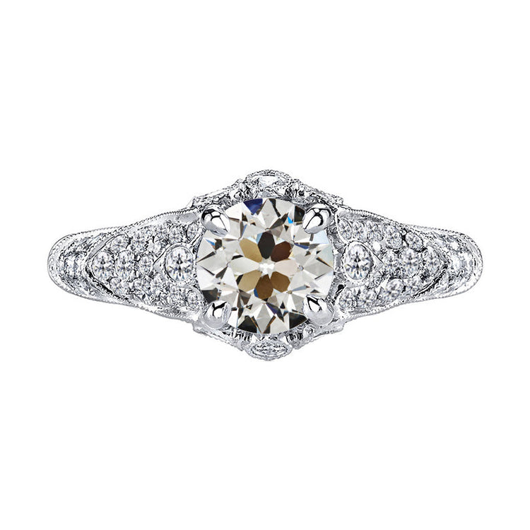Diamant Anniversary Ring 3 carats Or Blanc 14 Carats – vue principale