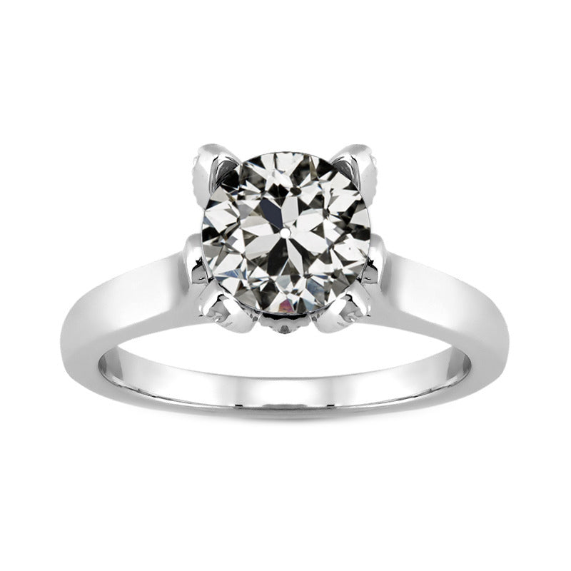 Fait à la main Bague Solitaire 2 carats – vue principale