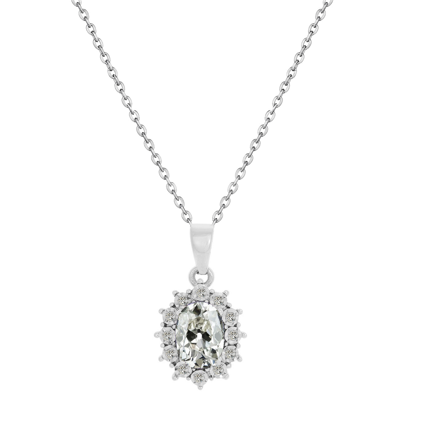 Haut de gamme Pendentif 1,50 carats – vue principale